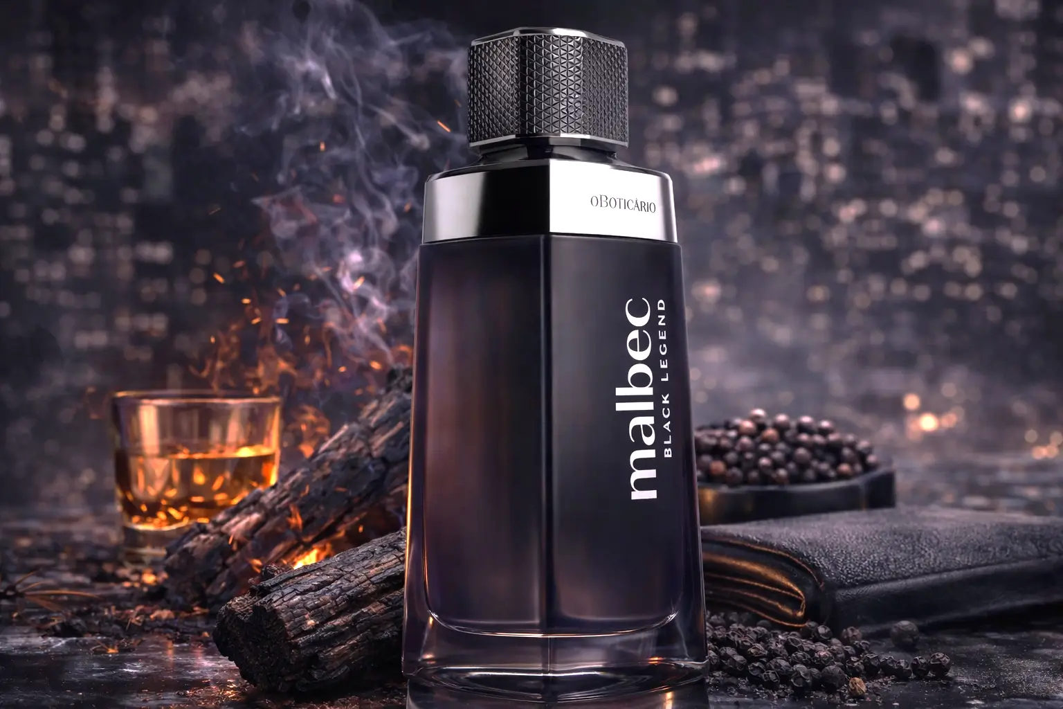 Malbec Black Legend em kit presente com fragrância intensa e embalagem sofisticada para ocasiões especiais