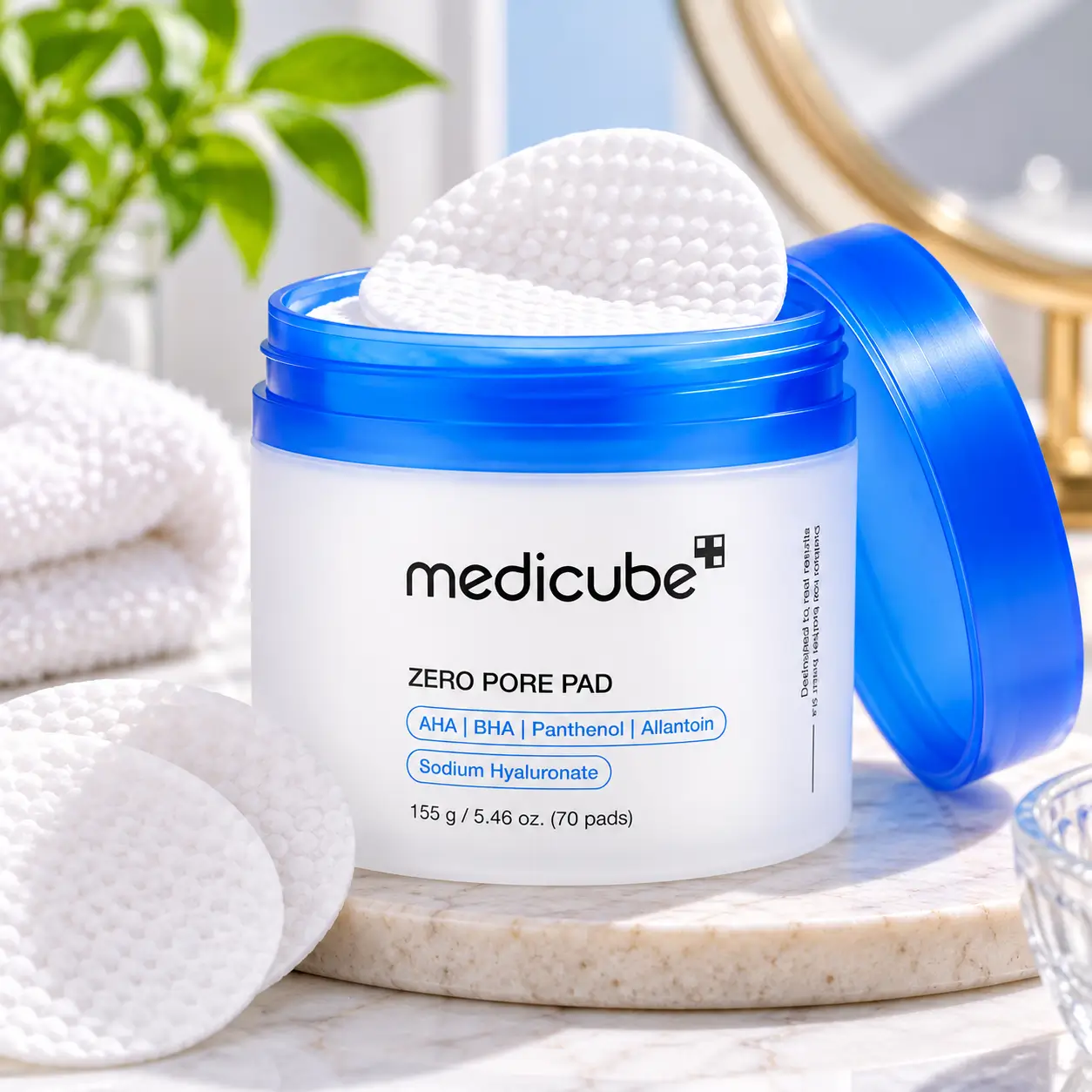 Medicube Zero Pore Pad 2.0 com 70 pads esfoliantes