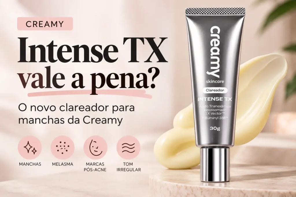 Creamy Intense TX clareador facial para manchas e tom irregular
